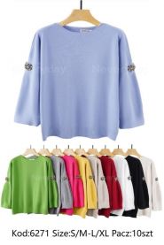 Swetry damskie (S-XL/10 szt)