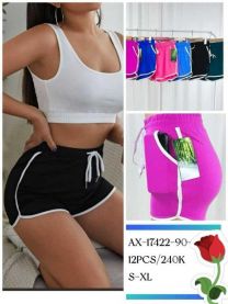 Szorty damskie (S-XL/12szt)