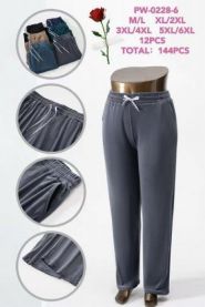 PLUS_Spodnie welurowy (M-6XL/12szt)