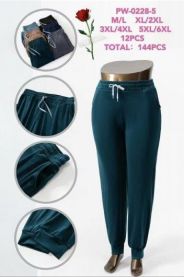 PLUS_Spodnie welurowy (M-6XL/12szt)
