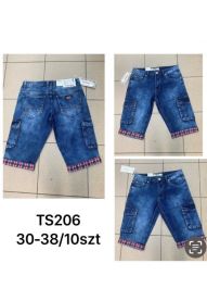Spodenki jeans damskie (30-38/10szt)