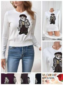 Swetry damskie (S-XL/12szt)