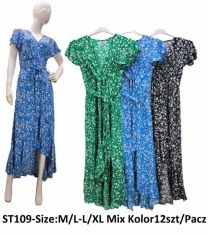 Sukienki damskie (M-XL/12 szt)