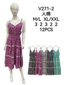 Sukienki damskie (M-2XL/12szt)