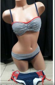 Strój kąpielowy dwuczęściowy damskie (40-46/4kpt)