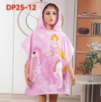 Dziecięce okrycie plażowe z kapturem (120x60/12szt)