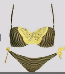 Strój kąpielowy dwuczęściowy damskie (38-44/4kpt)