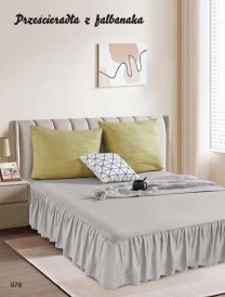 Prześcieradła z falbankami (160x200cm/6szt)