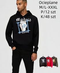 Bluzy z kapturem męskie (M-2XL/12szt)
