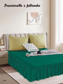 Prześcieradła z falbankami (160x200cm/6szt)