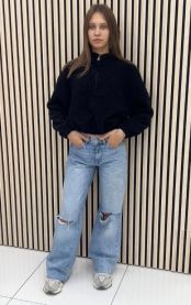 Bluzy bez kaptura damskie (S-XL/4szt)