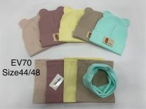 Komplet Czapki Dziecięce (44-48/10kpt)