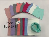 Komplet Czapki Dziecięce (42-46/10kpt)