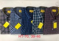 Koszula męska krótki rękaw Turecka (38-46/36szt)