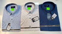 Koszula męska krótki rękaw Turecka (M-3XL/5szt)