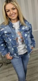 Kurtka jeansowa damska (S-M/4SZT)