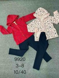 Komplety dziewczynka (3-8 LAT/10kompletów)