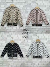 Swetry dziewczęce (4-14LAT/24szt)