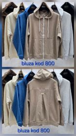 Bluzy z kapturem Turecka (Uniwersalny/12szt)