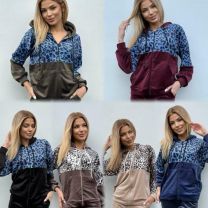 Bluzy z kapturem Polska (S-3XL/4szt)