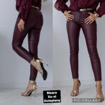 Spodnie ekoskóra damskie (XS-XL/10szt)