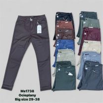 Spodnie ekoskóra damskie (29-38/10szt)