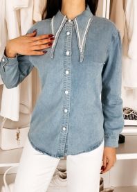 Koszula jeansowa damska (XS-XL/10szt)