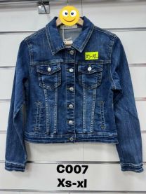 Kurtka jeansowa damska (XS-XL/10szt)