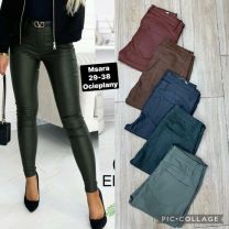 Spodnie ekoskóra damskie (29-38/10szt)