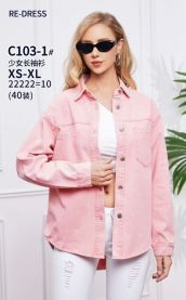 Koszula jeansowa damska (XS-XL/10szt)