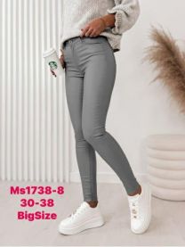 Spodnie ekoskóra damskie (30-38/10szt)