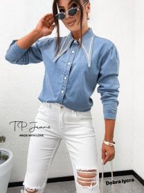 Koszula jeansowa damska (XS-XL/10szt)