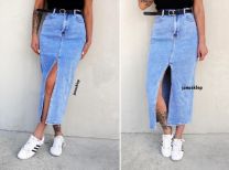 Spódnica jeansy damskie (34-42/10szt)