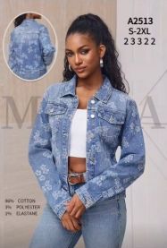 Kurtka jeansowa damska (S-2XL/12szt)