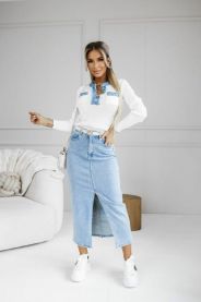 Spódnica jeansy damskie (34-42/10szt)