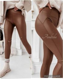 Spodnie ekoskóra damskie (XS-XL/10szt)