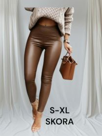 Spodnie ekoskóra damskie (S-XL/12szt)
