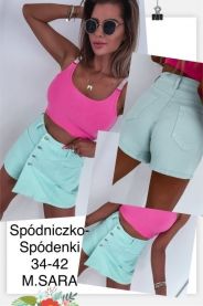 Spódnica z Szorty jeans damskie (34-42/10szt)