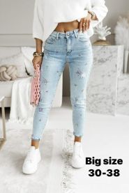Spodnie jeans damskie (30-38/10szt)