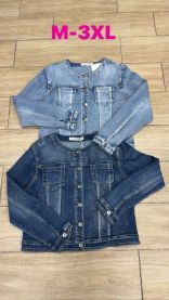 Kurtka jeansowa damska (M-3XL/10szt)