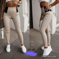 Spodnie ekoskóra damskie (34-42/10szt)