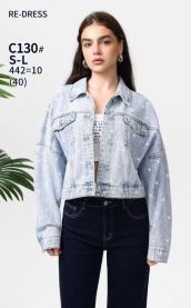 Kurtka jeansowa damska (S-L/10SZT)
