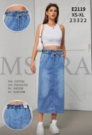 Spódnica jeansy damskie (XS-XL/12szt)