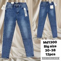 Spodnie jeans damskie (30-38/12szt)