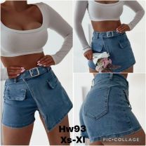 Spódnica z Szorty Jeans damskie (XS-XL/10szt)