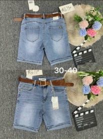 Spodenki jeans damskie (30-40/10szt)