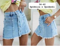 Spódnica z Szorty Jeans damskie (34-42/10szt)