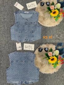 Kamizelka jeansowa damska (XS-XL/10szt)