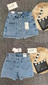 Szorty jeans damskie (34-42/10szt)