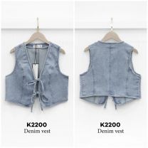 Kamizelka jeansowa damska (34-42/10szt)